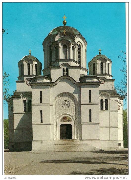 CHURCH MAUSOLEUM ON OPLENAC SERBIA KIRCHE L`EGLISE - Serbie