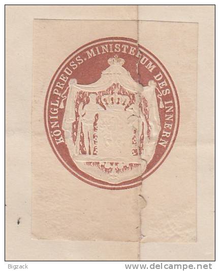 Brief Blauer K3 Berlin Post-Exp.7 13.1.66 4-5 Ngel. Nach Stettin Verschlußmarke Ansehen !!!!!!!!!!! - Prephilately