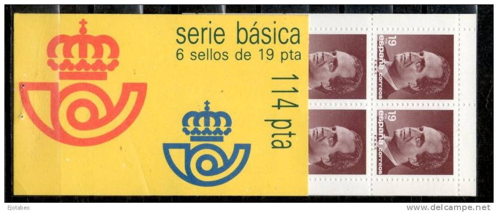 15 ESPAÑA - 1986- Mint-Carnet De 6 Sellos - Blocks & Kleinbögen