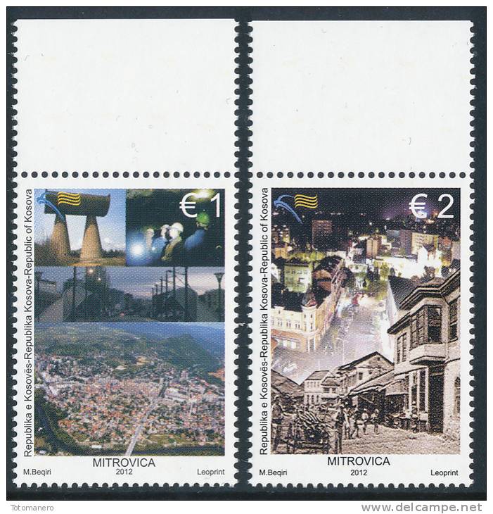 REPUBLIC OF KOSOVO 2012, "Mitrovica", Set Of 2v** - Kosovo