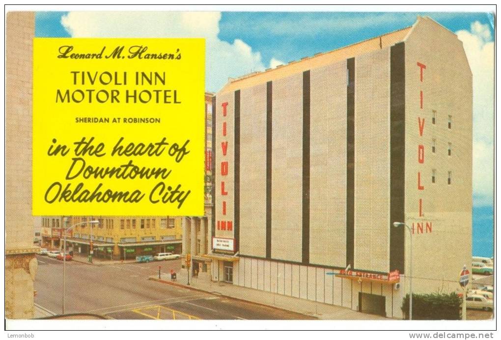USA, Tivoli Inn Motor Hotel, Downtown Oklahoma City, 1960s Used Postcard [P8431] - Oklahoma City