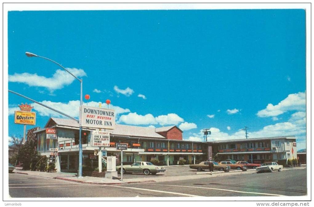 USA, Downtowner Motor Inn, Carson City, Nevada, 1970s Unused Postcard [P8434] - Other & Unclassified