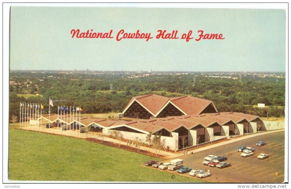 USA, National Cowboy Hall Of Fame, Aerial View, 1960s Unused Postcard [P8447] - Oklahoma City