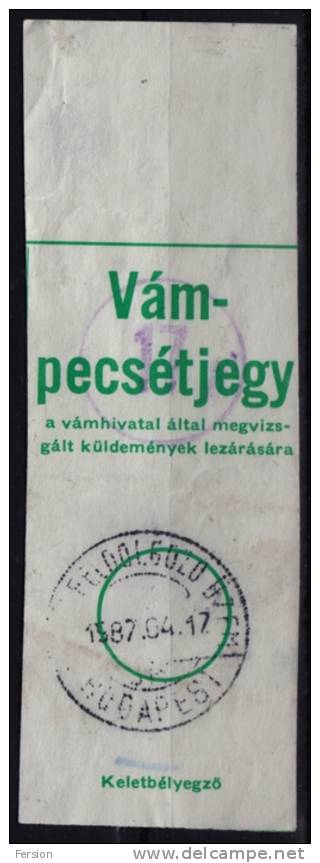 Hungary - Customs CLOSE Label - Timbres De Distributeurs [ATM]