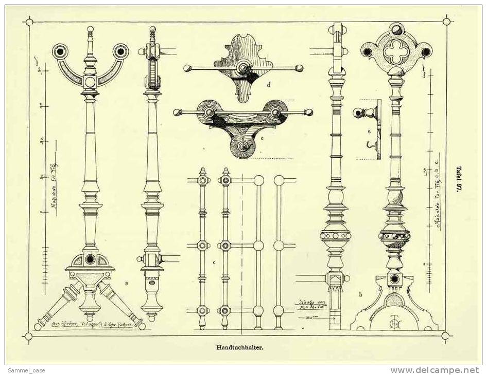 Das Schreinerbuch / Möbelschreinerei - Reprint Von 1902  -  Herausgegeben 1980 - DIY