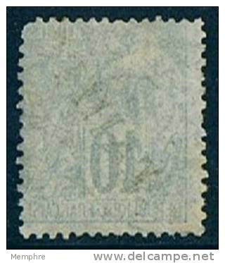 TAHITI   Alphée Dubois 10 Cent Surchargé «TAHITI» Yv 11  Oblitéré - Used Stamps