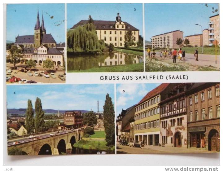 Saalfeld Saale 1975  Gruss Auf..... - Saalfeld