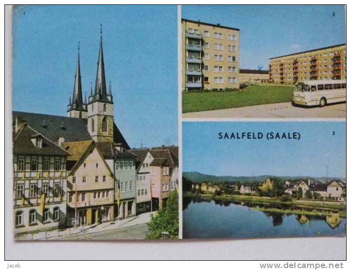 Saalfeld Saale Multi/    Interesting Stamp/    2 Scan - Saalfeld