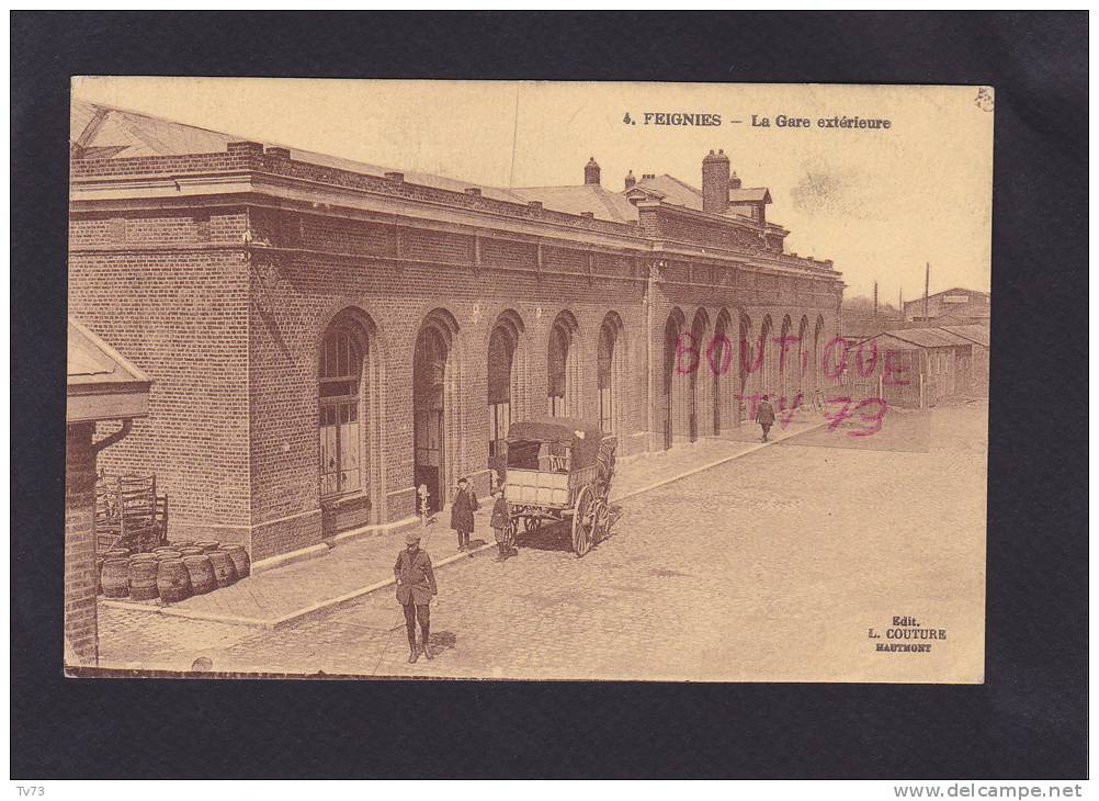 #i1455 - FEIGNIES - La Gare Extérieure - (59 - Nord) - Feignies