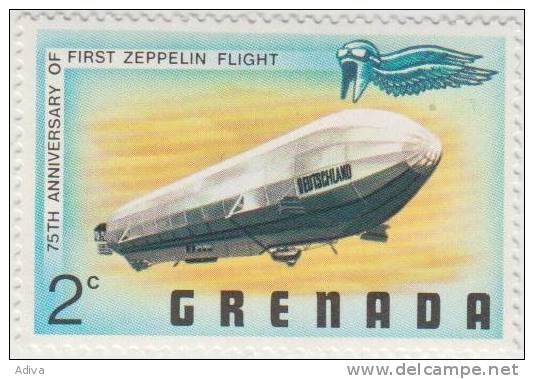 Grenada 1977  Luftschiff „Deutschland“  ** - Zeppelins