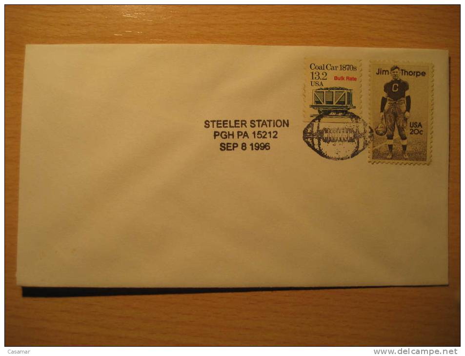 USA PGH PA 1996 Steeler Cancel Cover American Football Cup Soccer Futbol Americano Super Bowl - Copa América