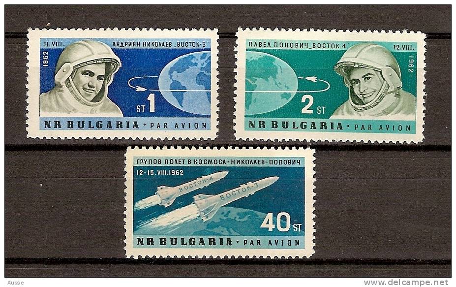 Bulgarie Bulgaria 1962 Yvertn° PA 93-95 *** MNH Cote 5,50 Euro - Poste Aérienne