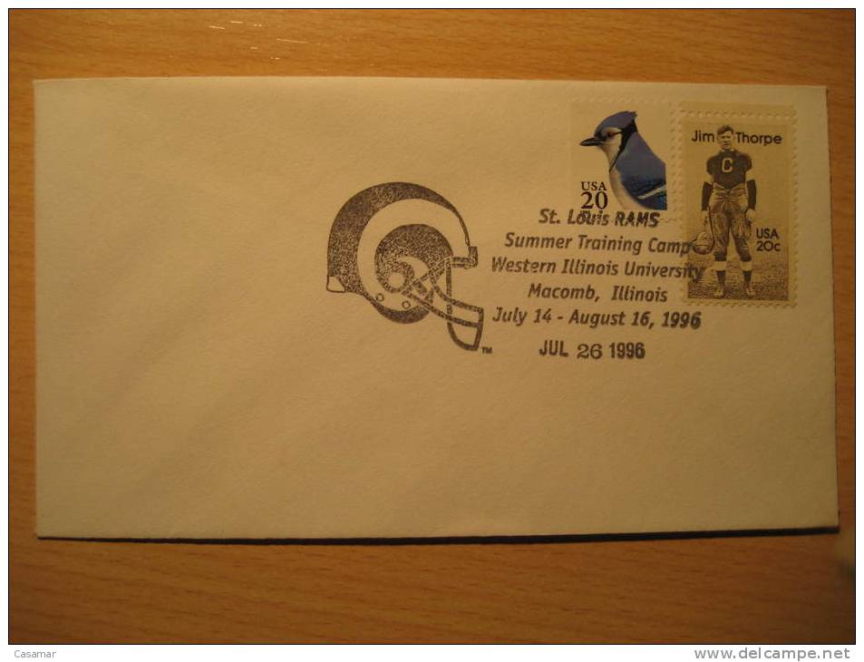 USA Macomb 1996 St. Louis RAMS Cancel Cover American Football Cup Soccer Futbol Americano Super Bowl - Soccer American Cup