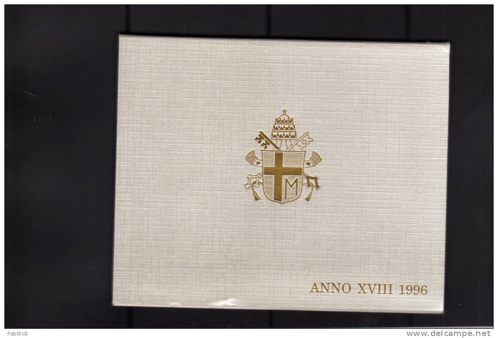 VATICANO VATICAN VATIKAN 1996 SET COMPLETO FDC IN CARTONCINO ORIGINALE GUARDARE LE SCANSIONI, GRAZIE - Vaticano