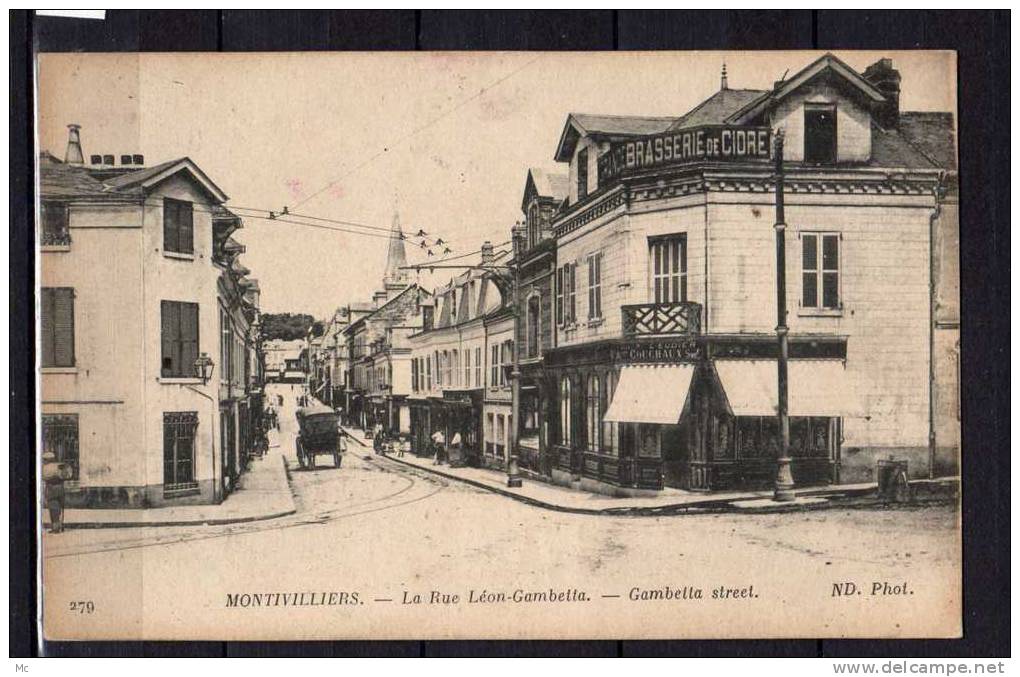 76 - Montivilliers - La Rue Léon-Gambetta - Gambetta Street - Montivilliers