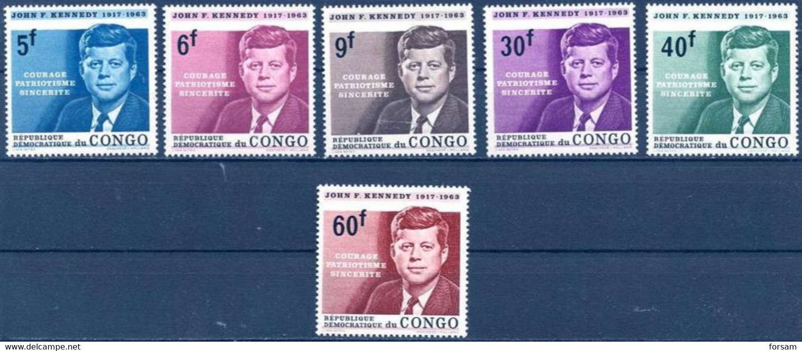 CONGO..1964..Michel # 207-212...MLH. - Mint/hinged