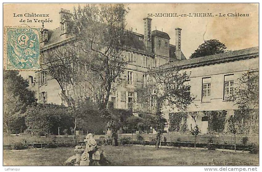 Vendée - Ref  D391- Saint Michel En L Herm - Le Chateau - - Saint Michel En L'Herm