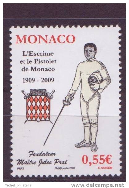 Monaco N°2675**, Neuf Sans Charniere Embleme, Escrimeur - Altri & Non Classificati