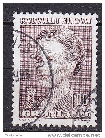 Greenland 1990 Mi. 202     1.00 Kr Queen Margrethe II. (Cz. Slania) - Gebraucht