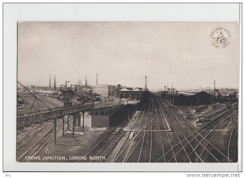 Crewe, Junction, Looking North . CPA . United Kingdom England UK - Other & Unclassified