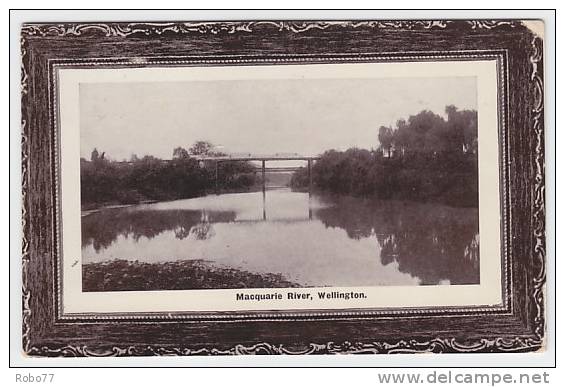 Australia 1910 South Wales Postcard. Macquarie River, Wellington. Bridge. (T30023) - Autres & Non Classés