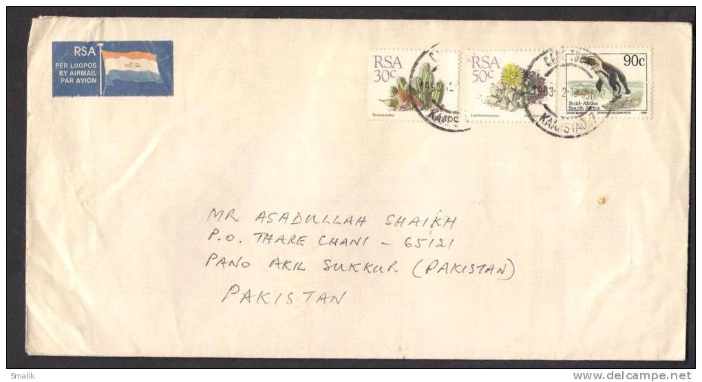 Plants, Postal History Cover From RSA SOUTH AFRICA 19-2-1993 - Other & Unclassified