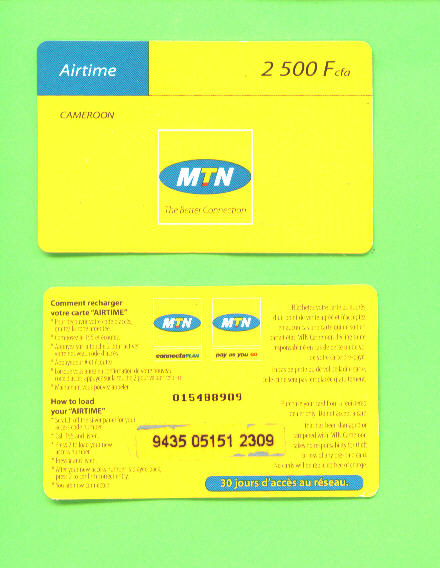 CAMEROON - Remote Phonecard As Scan - Cameroun