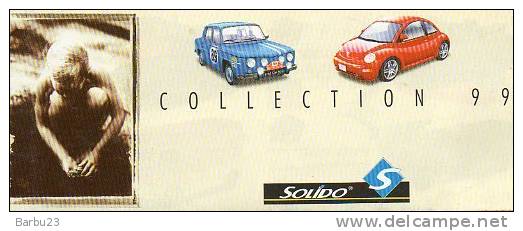 Mini Catalogue Modeles Reduits Auto Solido - Catalogues