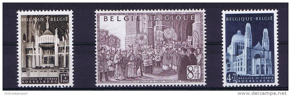 Belgium: 1952 876-878  MNH/Neuf** - Ongebruikt