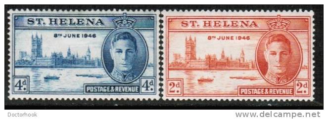 ST.HELENA.   Scott #  128-9*  VF MINT Hinged - Saint Helena Island