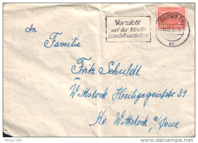 Germany / Berlin - Umschlag Echt Gelaufen / Cover Used (x110)- - Covers & Documents