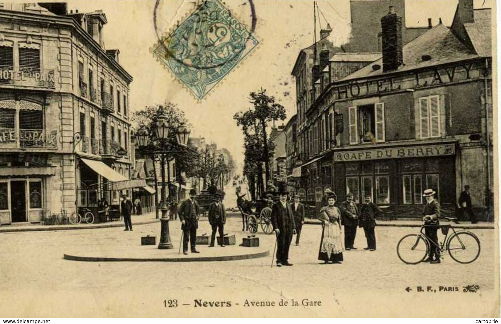 Dépt 58 - NEVERS - Avenue De La Gare - Animée - Nevers