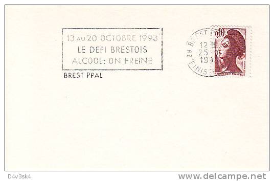 1993 France 29 Brest Alcoolisme Alcool Alcoholism Alcohol Abuse Alcolismo Dipendenza Alcol - Droga