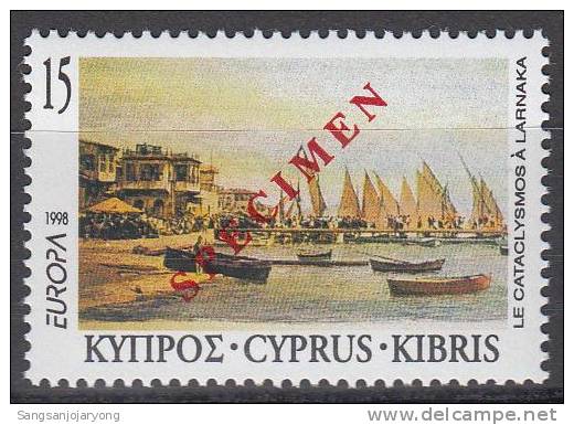 Specimen, Cyprus Sc918 Europa, Festival, Holiday - 1998