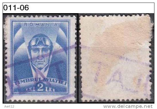 ROMANIA, 1931, Head Of Aviator, Sc. RA21 - Fiscales