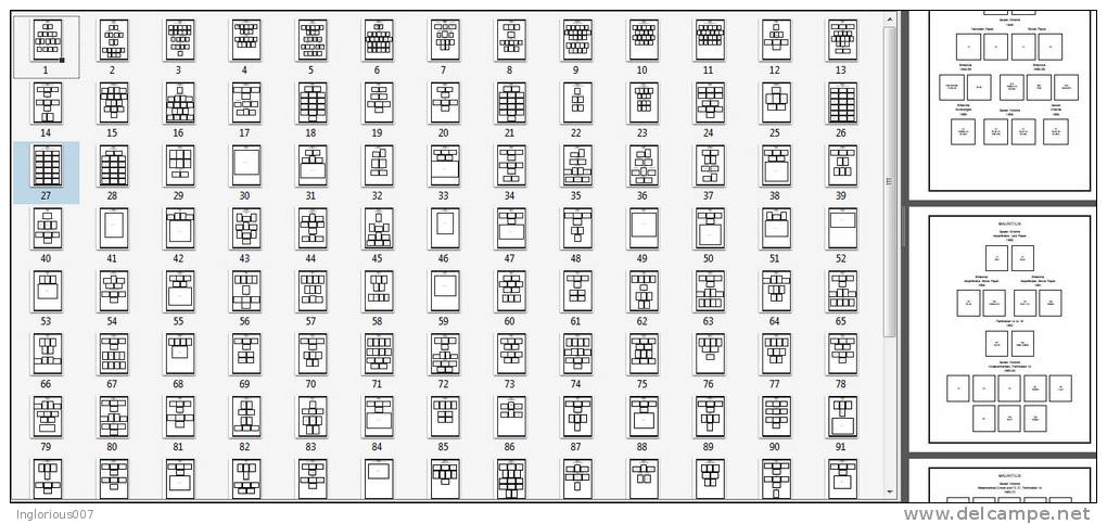 MAURITIUS STAMP ALBUM PAGES 1847-2010 (138 Pages) - Englisch