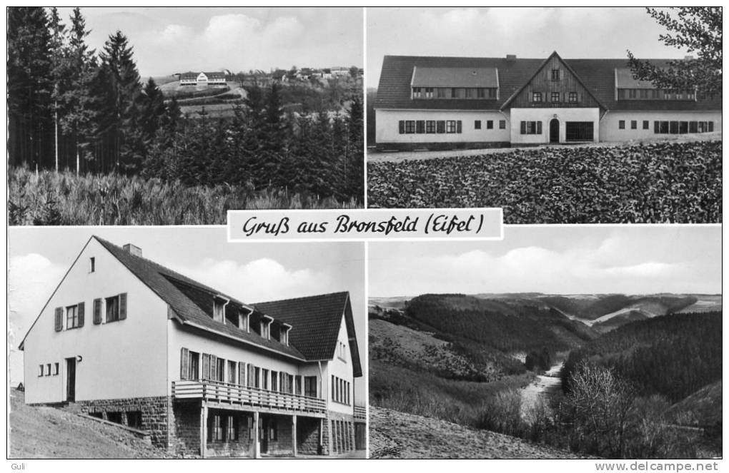 Allemagne-Rhénanie-du-Nord Westphalie  -Schleiden (Euskirchen)-Gruss Aus BRONSFELD (Eifel) Frau Heinrich Balschum - Schleiden