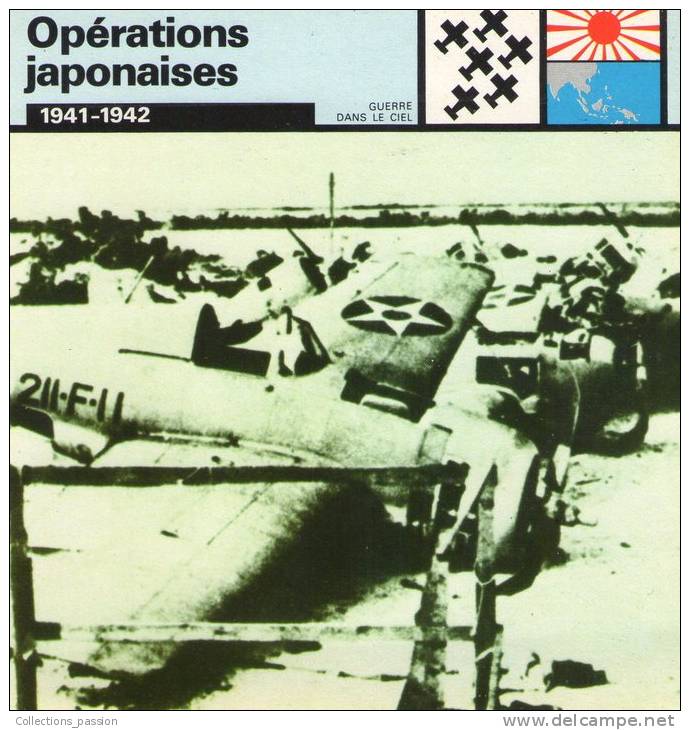 Image , Chasseurs Américains Wildcat F4F , Détruits Par Attaque Japonaise , île De Wake , Avions , Aviation - Aviones