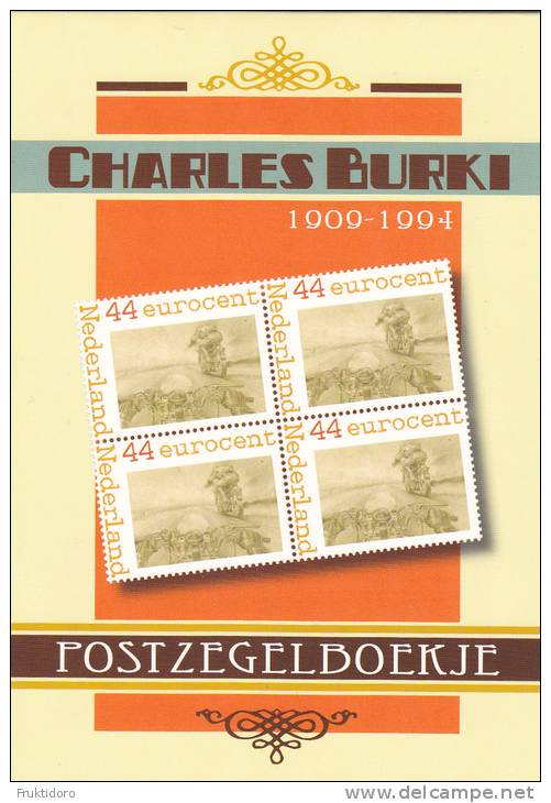 The Netherlands Postzegelboekje Charles Burki Orange ** 2010 - Unused Stamps