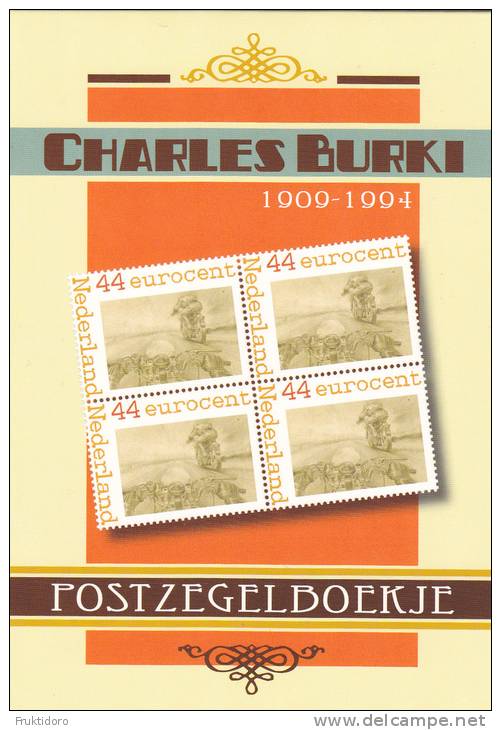 The Netherlands Postzegelboekje Charles Burki Orange ** 2010 - Nuevos
