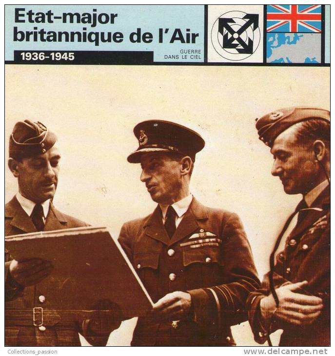 Image , Militaria , Portal , Chef D´état Major De L´Air Et Ses Officiers , 1941 , Aviation - Airplanes