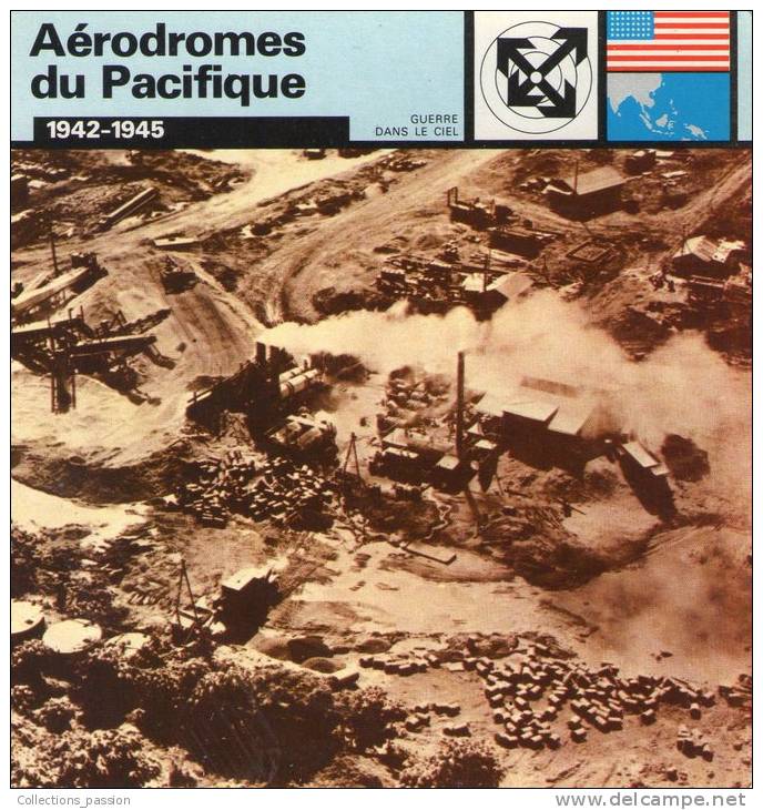 Image , Militaria , Saipan , Usine Américaine  Fournissant L´asphalte Des Pistes Destinées Aux B 29 , Aviation - Vliegtuigen