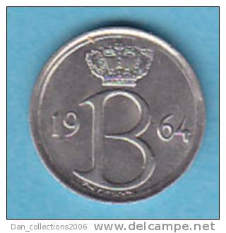 LOT N° 00159 *BAUDOUIN*25 CENTIMES*1964 (FR) - 25 Cent