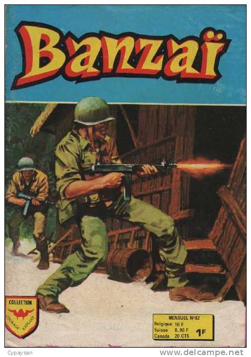 BANZAI BANZAî N° 82 BE AREDIT 11-1975 - Arédit & Artima