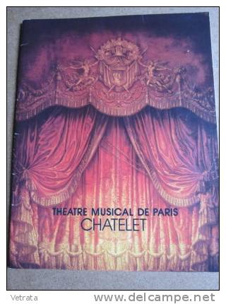 Programme : La Vie Parisienne De Offenbach Au Théâtre Châtelet, 1981 - Andere & Zonder Classificatie