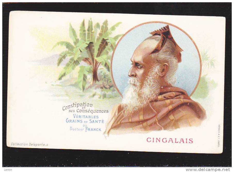 Publicite - Medicament Constipation, Dr Franck - Type Cingalais - Chromolitho Pionniere - Reclame