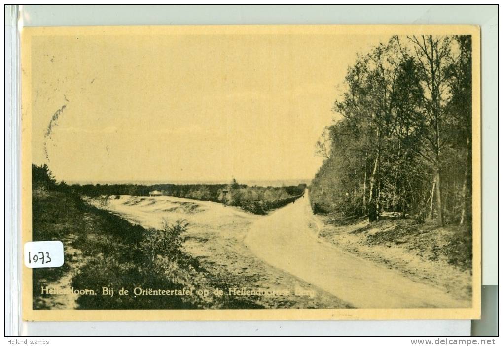 ANSICHTKAART Uit HELLENDOORN (1073) ORIENTEERTAFEL OP DE HELLENDOORNSE BERG * GELOPEN IN 1950 NAAR RAALTE - Hellendoorn