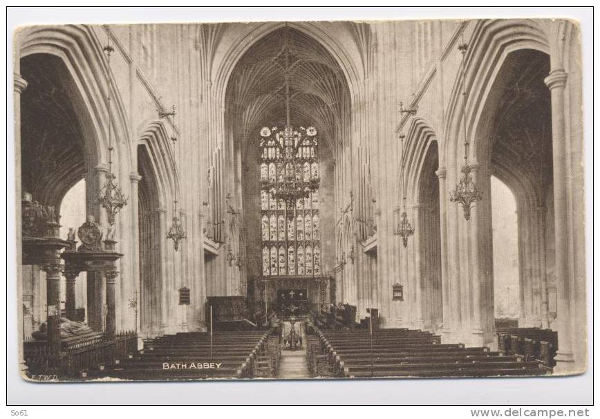 897.  Bath Abbey.  Dainty Series - Small Format - Bath