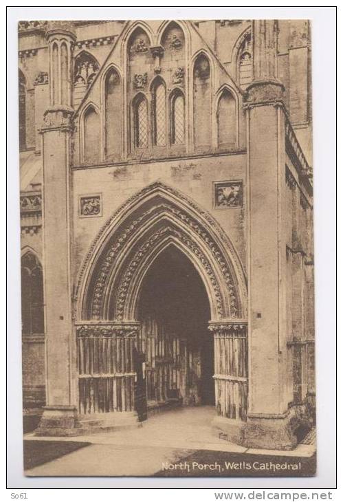 898.  North Porch - Wells Cathedral - Small Format - Wells