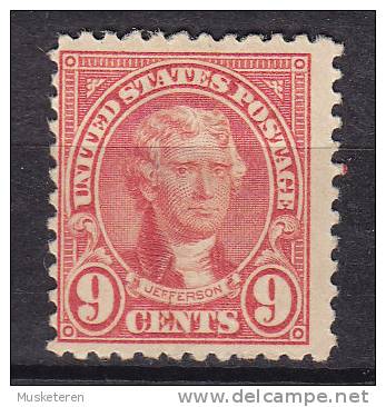 United States 1923 Mi. 271 PA     9 C Thomas Jefferson Perf. 11 MH* - Neufs